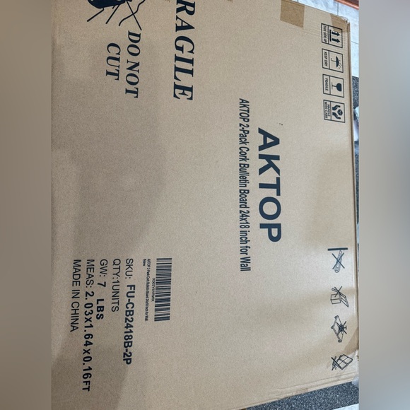 AKTOP 2-Pack Cork Board Bulletin Board with Linen 18" X 24", Large - Picture 9 of 11